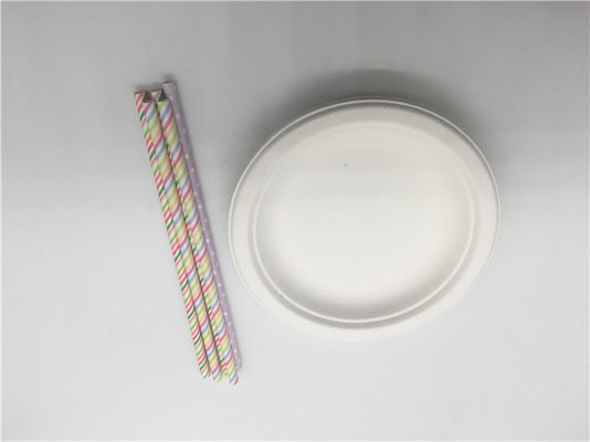 Disposable 6/ 7 /8.75/9 10 Inch Biodegradable Sugarcane Bagasse Plates