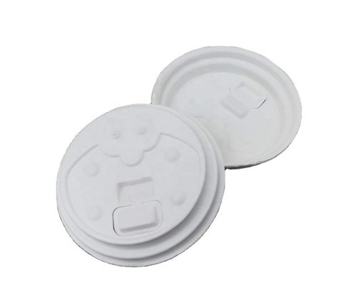 8 9cm Disposable Leakproof Bagasse Coffee Cup Lids